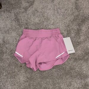 lululemon athletica Women's Light Purple Athletic Shorts